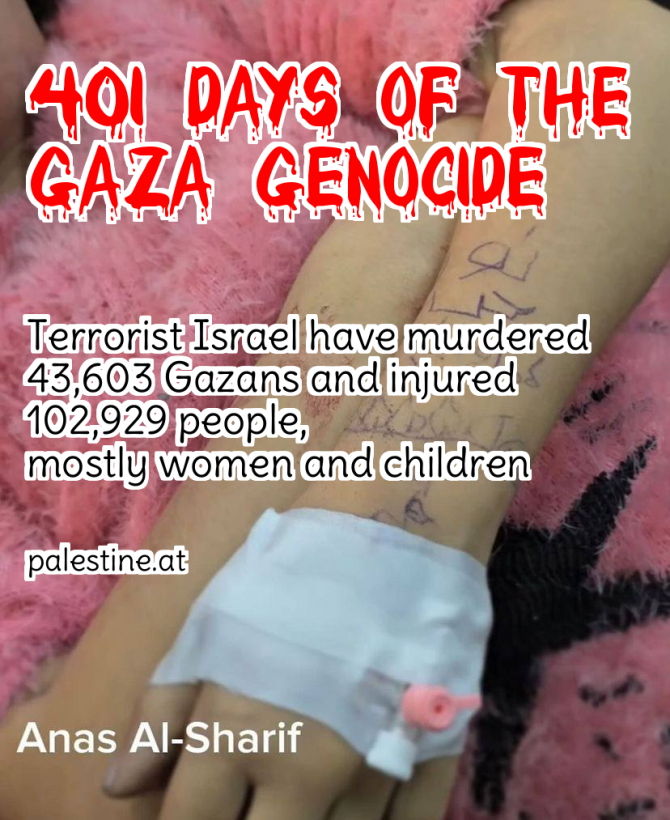 401 days of Gaza Genocide