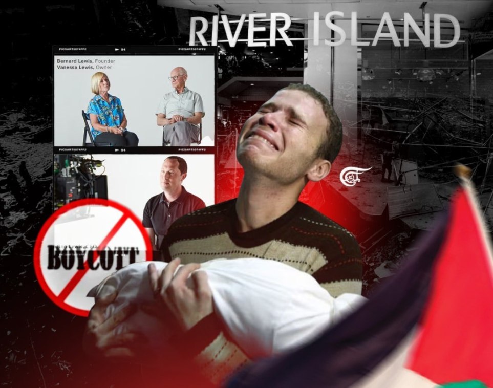 River Island is complicit in Gaza genocide